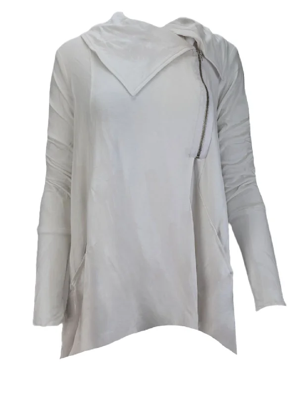 TEREZ Women's White French Terry Jacket #24008748 X-Large NWT Elasticated Jacket Padded Jacket Insulated Jacket TEREZ Women's White French Terry Jacket #24008748 X-Large NWT Elasticated Jacket Padded Jacket Insulated Jacket
