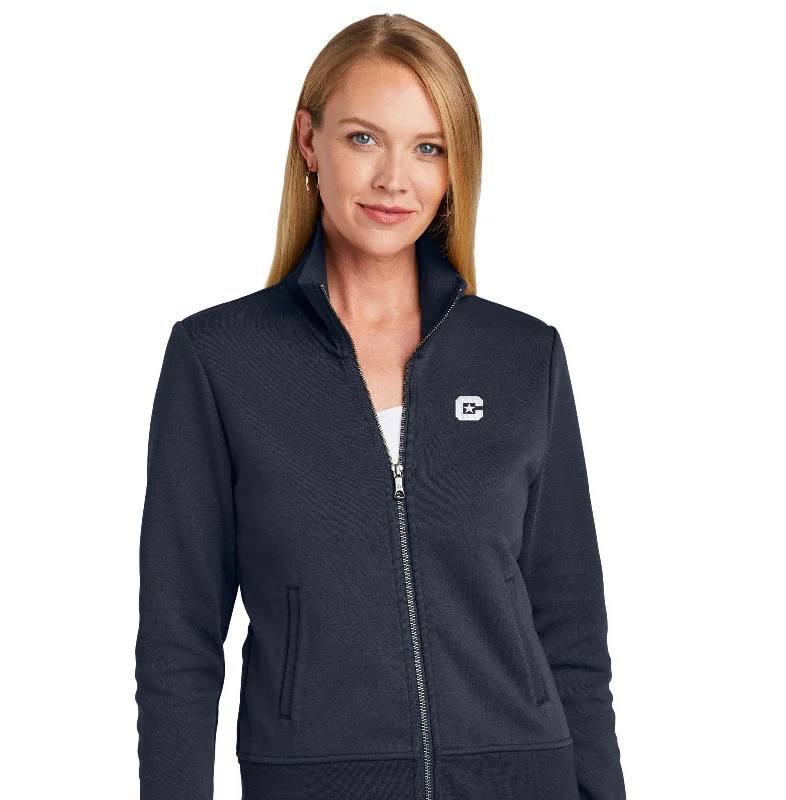 The Citadel C, Brooks Brothers® Women’s Double-Knit Full-Zip Jacket Hoodie Zip-Up Jacket Button-Up Jacket The Citadel C, Brooks Brothers® Women’s Double-Knit Full-Zip Jacket Hoodie Zip-Up Jacket Button-Up Jacket