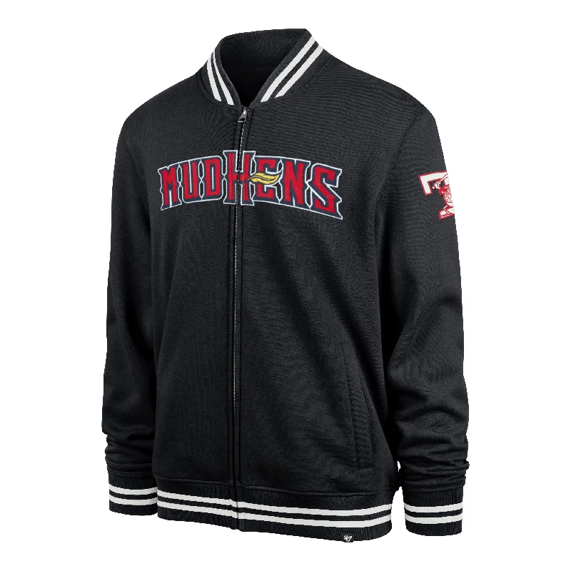 Toledo Mud Hens '47 Camden Track Jacket Faux Fur Fabric Real Fur Fabric Shearling Fabric Toledo Mud Hens '47 Camden Track Jacket Faux Fur Fabric Real Fur Fabric Shearling Fabric