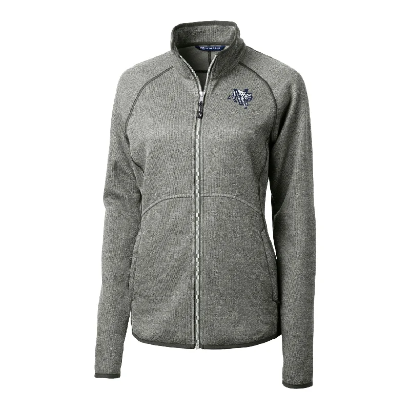 Ladies Villanova Wildcats Cutter & Buck Mainsail Sweater-Knit Grey Full Zip Jacket Appliqued Jacket Beaded Jacket Sequined Jacket Ladies Villanova Wildcats Cutter & Buck Mainsail Sweater-Knit Grey Full Zip Jacket Appliqued Jacket Beaded Jacket Sequined Jacket