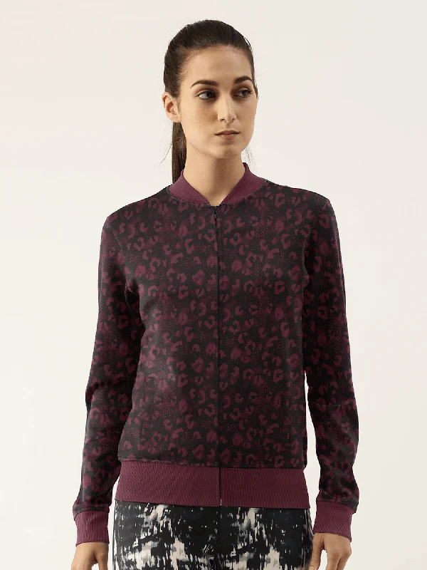 WOMEN'S FLEECE ZIP-THROUGH JACKET Chenille Fabric Brocade Fabric Lace Fabric