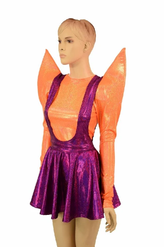 2PC Suspender Skirt and Top Set lightweight skirt design