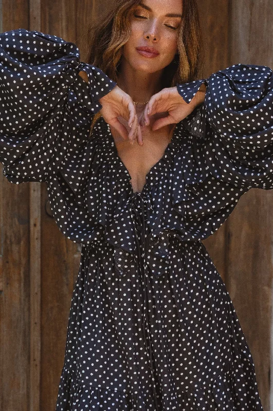 Alice Long Sleeve Mini Dress Trendy Camisole Mini Dress