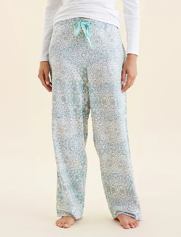 Amira Cosy Full Length Pant Chic Checkered Pants