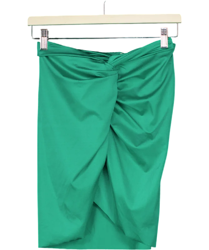 Baobab Green Maple Pareo Japeri High Waisted Cover Up Skirt UK S lace skirt intricate