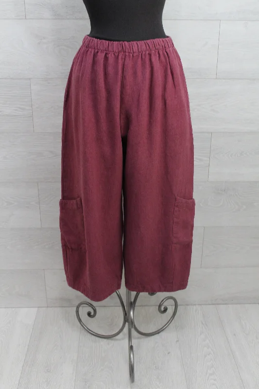 Bryn Walker Heavy Linen - Casbah Pant FINAL SALE ITEM Comfortable Denim Leggings