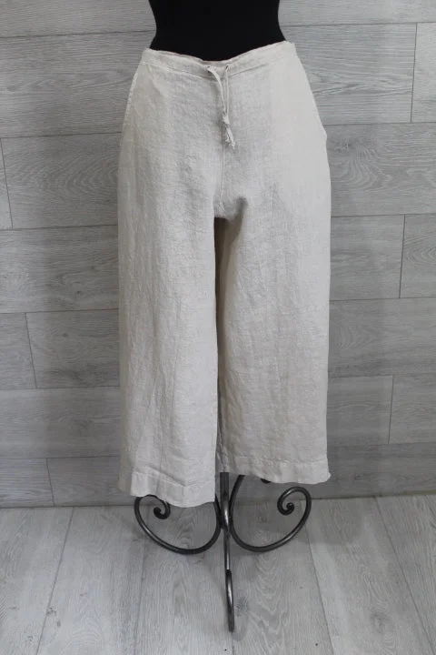 Bryn Walker Light Linen - Saba Pant Trendy Wide-Legged Trousers