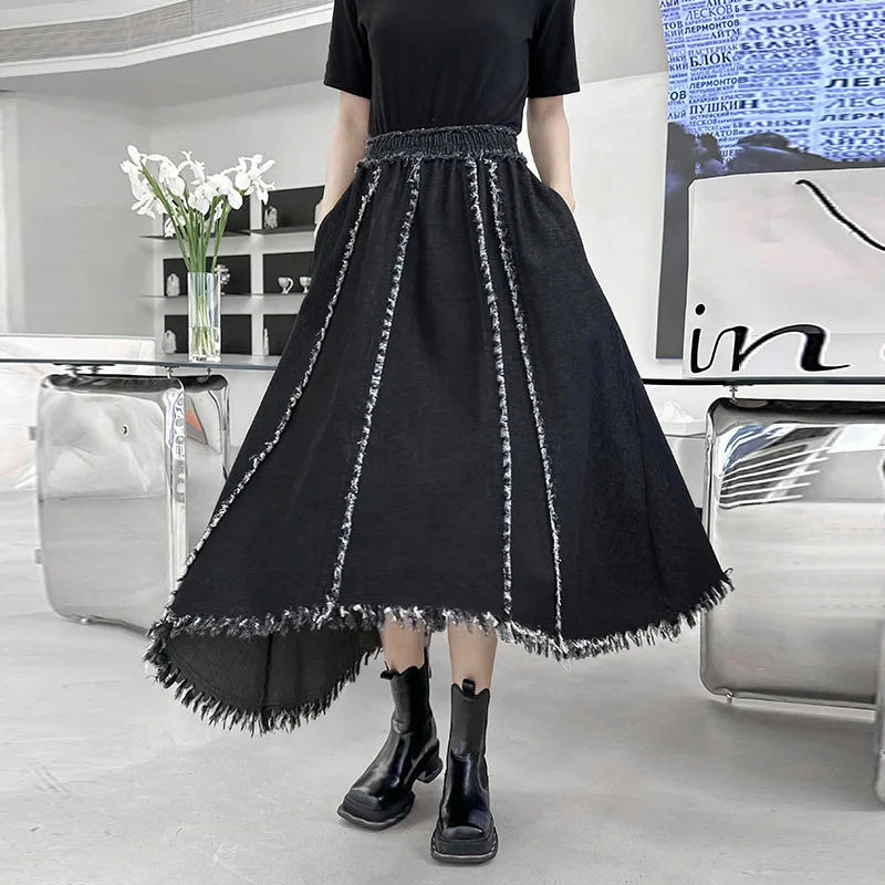 Denim Mini Women Skirt Summer Solid Color Skinny Fashion New Washed Skirt chiffon skirt airy