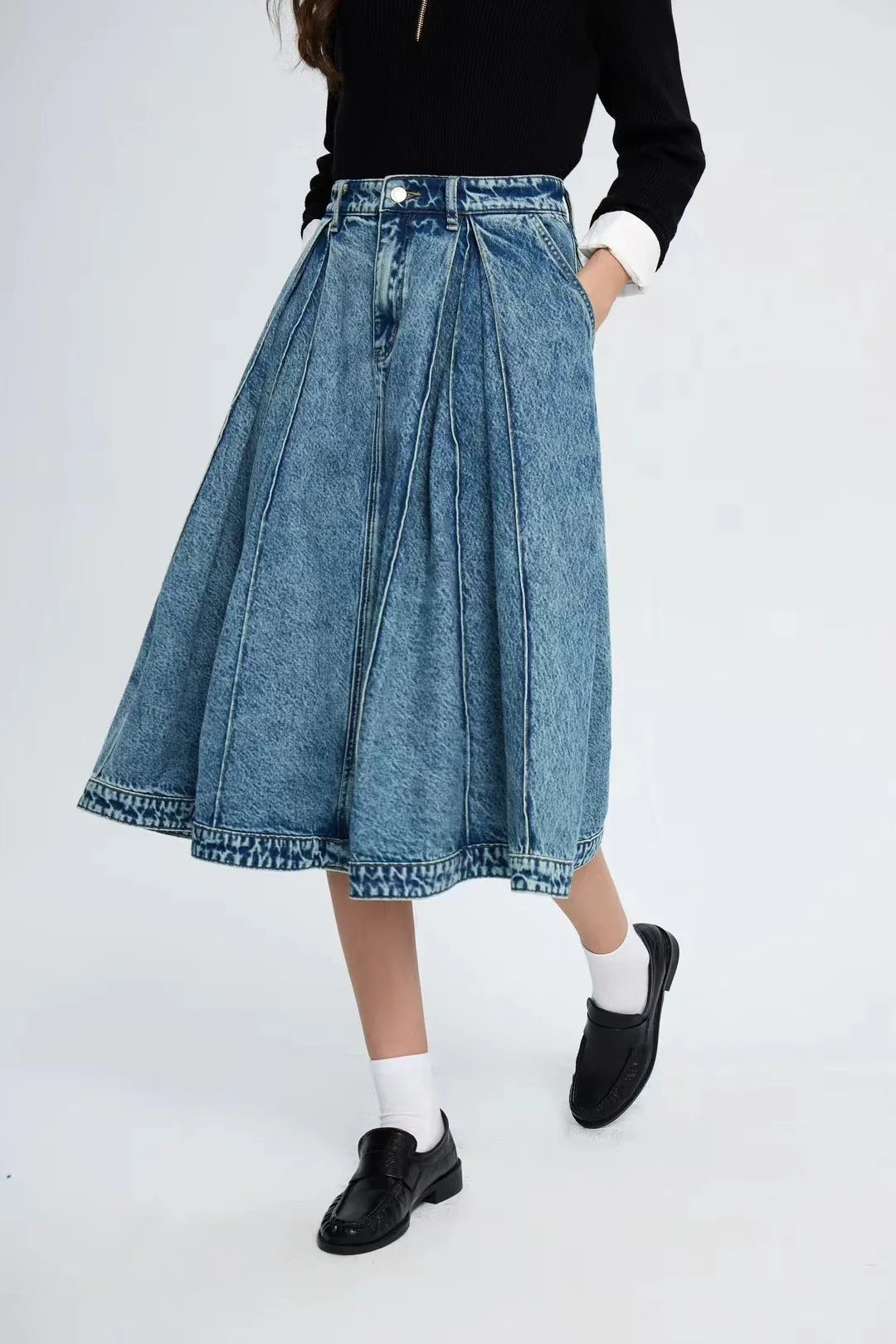 Leopard Print Trumpet Skirts Female Street Chic High Waist Long Spring Office Floral Skirt seamless skirt comfort