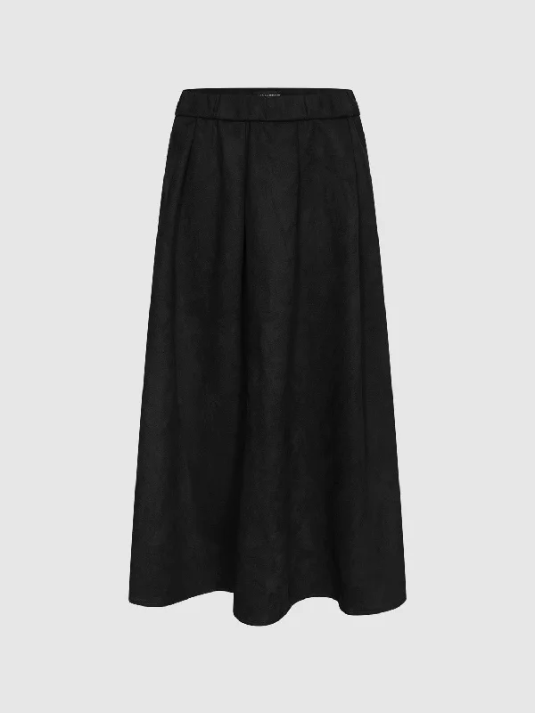 Flared A-Line Skirts high slit skirt