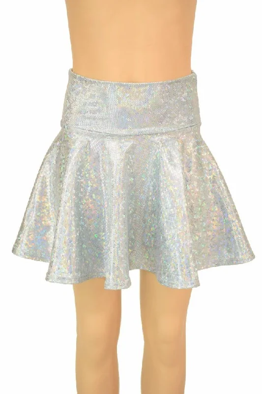 Frostbite Holo Kids Skirt or Skort high waist skirt