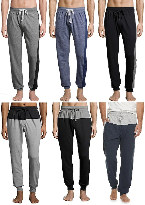 Hanes Men's French Terry Sleep Lounge Pajama Jogger Pant High-Waist Yoga Pants