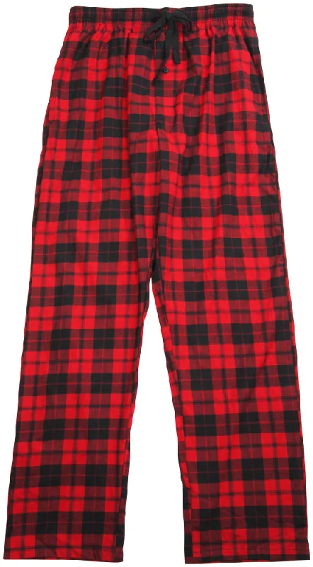 Hanes Mens Plaid Woven Blend Lounge Pajama Sleep Pant Slim-Fit Leggings