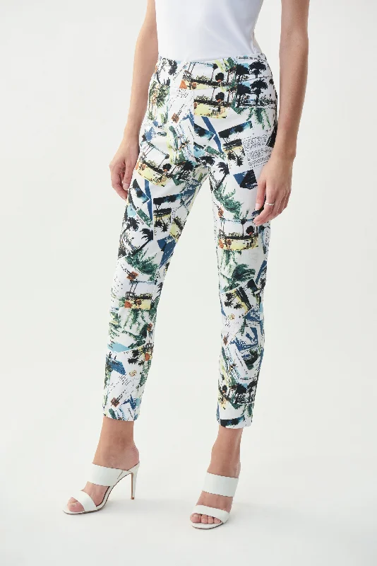 Joseph Ribkoff Pant Style 221005 High-Waist Jogger Pants