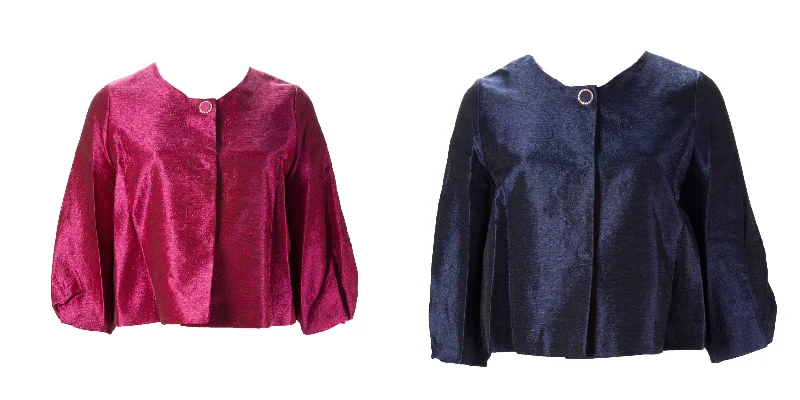 MARINA RINALDI Women's Canguro Bolero Jacket $715 NWT Wool Jacket Cashmere Jacket Tweed Jacket MARINA RINALDI Women's Canguro Bolero Jacket $715 NWT Wool Jacket Cashmere Jacket Tweed Jacket
