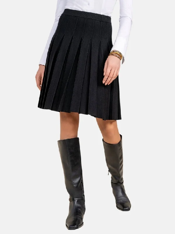 Mode Skirt in Black denim skirt stylish