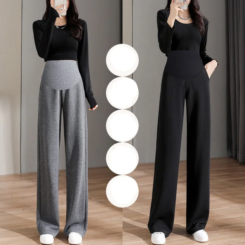 NiDELL: Pregnant Women’s Elegant Sport Long pants for Autumn Casual Sweatpants Style