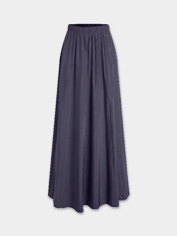 Parka Circle Skirt-Black low waist skirt