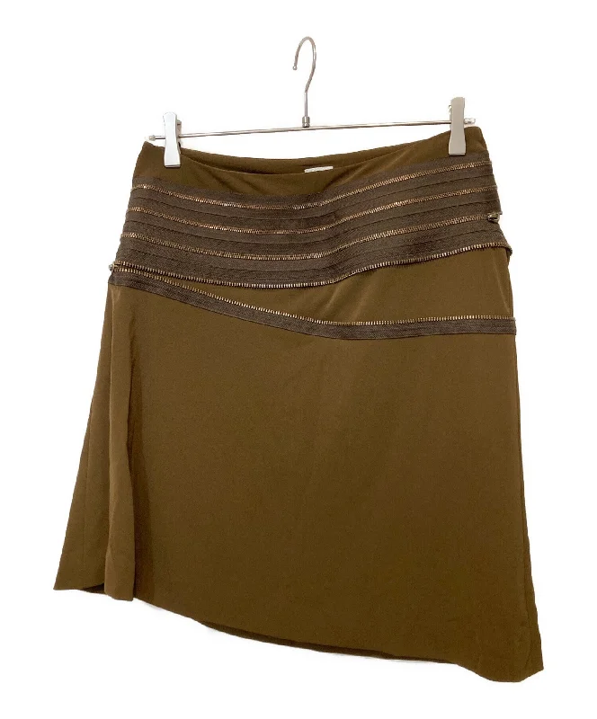 [Pre-owned] Jean Paul Gaultier FEMME Zip design skirt denim skirt durable