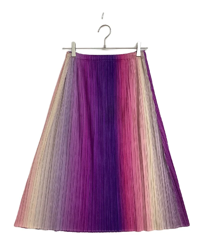 [Pre-owned] PLEATS PLEASE pleated skirt PP43-JG943 flowy skirt hem