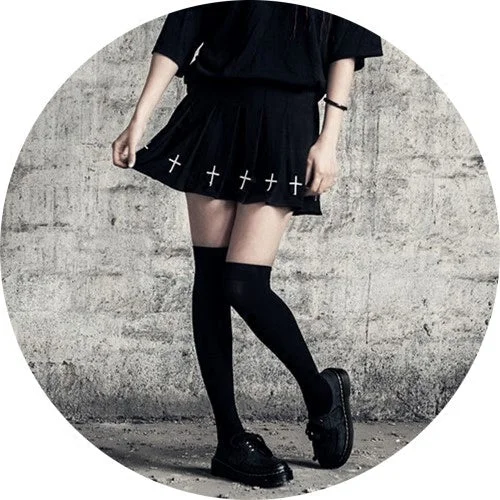 Retro cross pleated skirt YV40738 athletic skirt fit