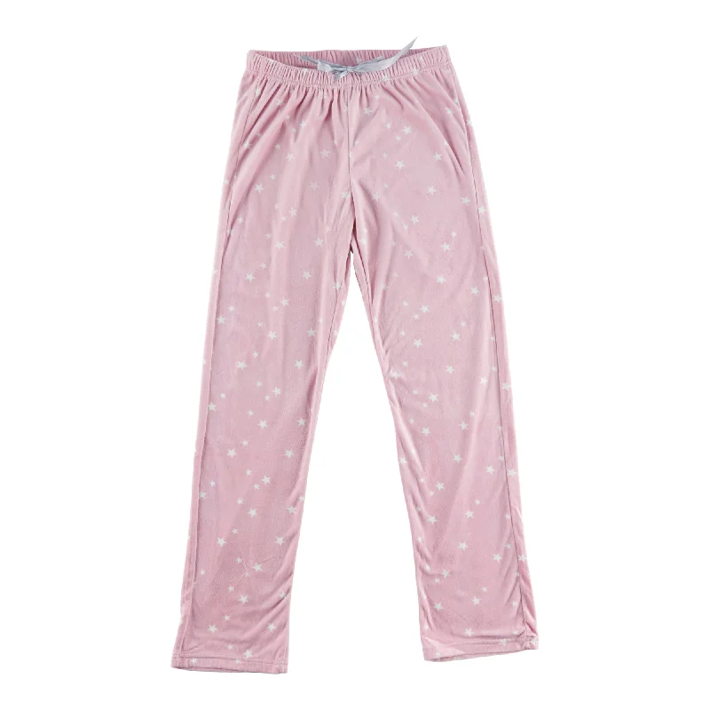 Woman's Micropolar PJ Pants Stylish Elastic Waist Pants